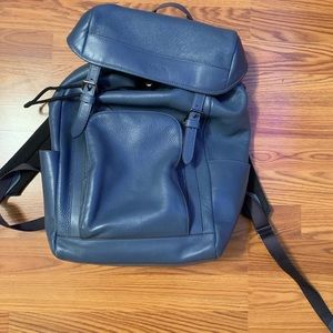 Coach men’s leather backpack